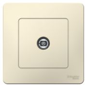 Розетка телев. Schneider Electric Blanca BLNTS000012 скрыт. IP20 молочный