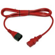 Шнур питания Hyperline PWC-IEC13-IEC14-1.8-RD
