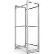 Стойка двухрамная NTSS NTSS-2POR42U/600-1000 42U 550ммx1000мм 600кг серый