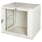 Шкаф коммутационный Lanmaster (TWT-CBWPG-6U-6X6-GY) настенный 6U 600x600мм пер.дв.стекл 60кг серый 500мм 368мм IP20 сталь