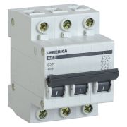 Выключатель автоматический IEK MVA25-3-025-C Generica