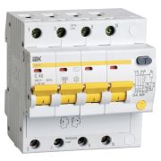 Выключатель автом. дифф. тока IEK MAD10-4-040-C-030 АД14