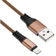 Кабель Digma LIGHT-0.15M-BR USB (m)-Lightning (m) 0.15м коричневый