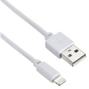 Кабель Digma LIGHT-1.2M-WH USB (m)-Lightning (m) 1.2м белый