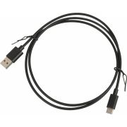 Кабель USB (m)-USB Type-C (m) 1м черный