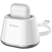 Зарядное устройство Deppa (11700) белый 86x70x60мм пластик