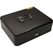 Ящик для денег Silwerhof 90x300x240 черный сталь 1.66кг