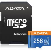 Флеш карта microSDXC 256GB A-Data AUSDX256GUICL10A1-RA1