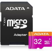 Флеш карта microSDHC 32GB A-Data AUSDH32GUICL10-RA1