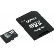 Флеш карта microSDHC 16GB Silicon Power SP016GBSTH010V10SP