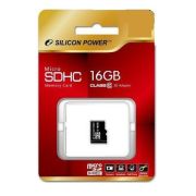 Флеш карта microSDHC 16GB Silicon Power SP016GBSTH010V10