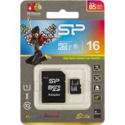 Флеш карта microSDHC 16GB Silicon Power SP016GBSTHBU1V10SP