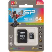 Флеш карта microSDXC 64GB Silicon Power SP064GBSTXBU1V10SP
