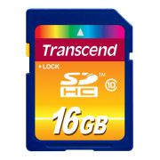 Флеш карта SDHC 16GB Transcend TS16GSDHC10