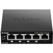 Коммутатор D-Link DES-1005P/B1A 5x100Мбит/с 4PoE 60W неуправляемый