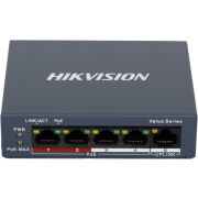 Коммутатор Hikvision DS-3E0105P-E/M(B)