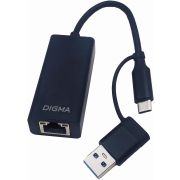 Сетевой адаптер 2.5G Ethernet Digma DLA-GTUC01