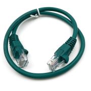 Патч-корд Buro UTP 4 пары cat.5E CCA molded 0.25м зеленый RJ-45 (m)-RJ-45 (m)