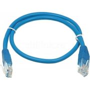 Патч-корд cat.5E stranded molded 0.5м синий RJ-45 (m)-RJ-45 (m)
