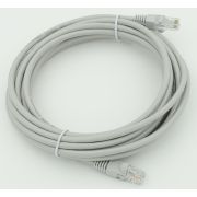 Патч-корд cat.5E stranded molded 5м серый RJ-45 (m)-RJ-45 (m)