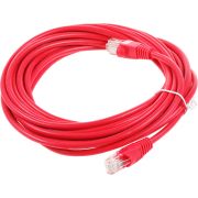 Патч-корд cat.5E molded 5м красный RJ-45 (m)-RJ-45 (m)