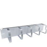 Кабельный органайзер горизонтальный NTSS NTSS-HORG-2U-5(85) односторонний кольца 2U шир.:19