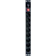 Блок распределения питания NTSS NTSS-PDU-DA2030 гор.размещ. 8xSchuko базовые 16A клеммная колодка