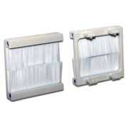 Щеточный ввод Lanmaster LAN-SIP-23BR-WH шир.45мм выс.45мм белый (упак.:1шт)