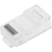 Коннектор Premier (6-008) кат.5e RJ45 прозрачный