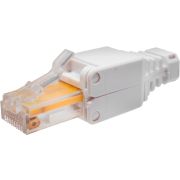 Коннектор Suprlan (10-0218-1) UTP кат.5E RJ45 с защитным колпачком серый