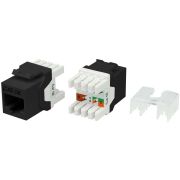 Модуль Hyperline KJ8-8P8C-C5E-180-BK информ. KeystoneRJ45 кат.5E черн. (упак.:1шт)