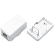 Розетка Hyperline SBB3-1-WH настен. KeystoneRJ45 1 кат.5E бел.