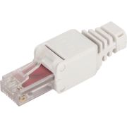 Коннектор Lanmaster LAN-TMP-U6-WH полев.RJ45 кат.6 UTP бел.