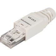 Коннектор Lanmaster LAN-TMP-U6A-WH полев.RJ45 кат.6A UTP бел. (упак.:1шт)