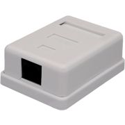 Розетка Suprlan 10-0355-1 наклад.RJ45 1 кат.6 UTP бел.