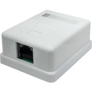Розетка Suprlan 10-0307-1 наклад.RJ45 1 кат.5E UTP бел.
