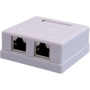 Розетка Suprlan 10-0353-1 наклад.RJ45 2 кат.6 FTP бел.