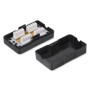 Адаптер WRline WR-CM-IDC-C5E проходн.Dual IDC кат.5E UTP бел.