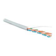Кабель информационный Hyperline UUTP4-C5E-S24-IN-LSZH-GY-305 кат.5E UTP 4 пары 24AWG LSZH внутренний 305м серый