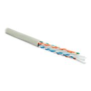 Кабель информационный Hyperline UUTP4-C6-S23-IN-LSZH-GY-305 кат.6 UTP 4 пары 23AWG LSZH внутренний 305м серый