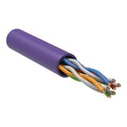 Кабель информационный ITK LC1-C5E04-126 кат.5E UTP 4 пары 24AWG LSZH внутренний 305м фиолетовый