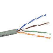 Кабель информационный Lanmaster TWT-5EUTP-XS кат.5E UTP 4 пары 25AWG PVC внутренний 305м серый