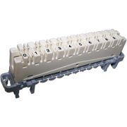 Плинт Lanmaster TWT-LSA10P-DIS-5E 10 пар LSA-PROFIL размык. ABS пластик белый