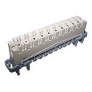 Плинт Lanmaster TWT-LSA10P-DIS-09 10 пар LSA-PROFIL размык. ABS пластик белый