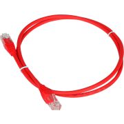 Патч-корд Lanmaster TWT-45-45-2.0-RD UTP RJ-45 вил.-вилка RJ-45 кат.5E 2м красный ПВХ (уп.:1шт)