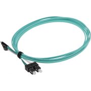 Патч-корд Corning F055702T5Z20003M 2x50/125 OM3 LC дуплекс-SC дуплекс 3м LSZH аквамарин