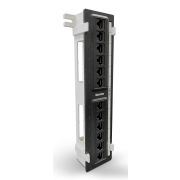 Патч-панель Hyperline PPW-12-8P8C-C5E 12xRJ45 кат.5e UTP