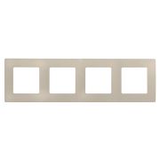 Рамка Legrand Etika 672514 накладная 4x ABS пластик слоновая кость