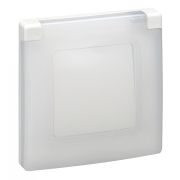 Рамка Legrand Etika 672550 накладная 1x ABS пластик белый