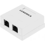 Розетка ITK CS2-1C5EU-22-G настенная 62x59.6x26.5мм RJ45 пластик белый